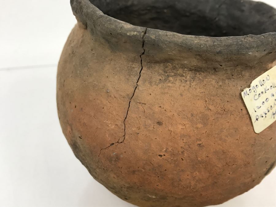 Antique Native American Pottery 1200 A.D. Payson, AZ Mogollon Cookolla (Pot Has Crack As Shown) [Photo 7]
