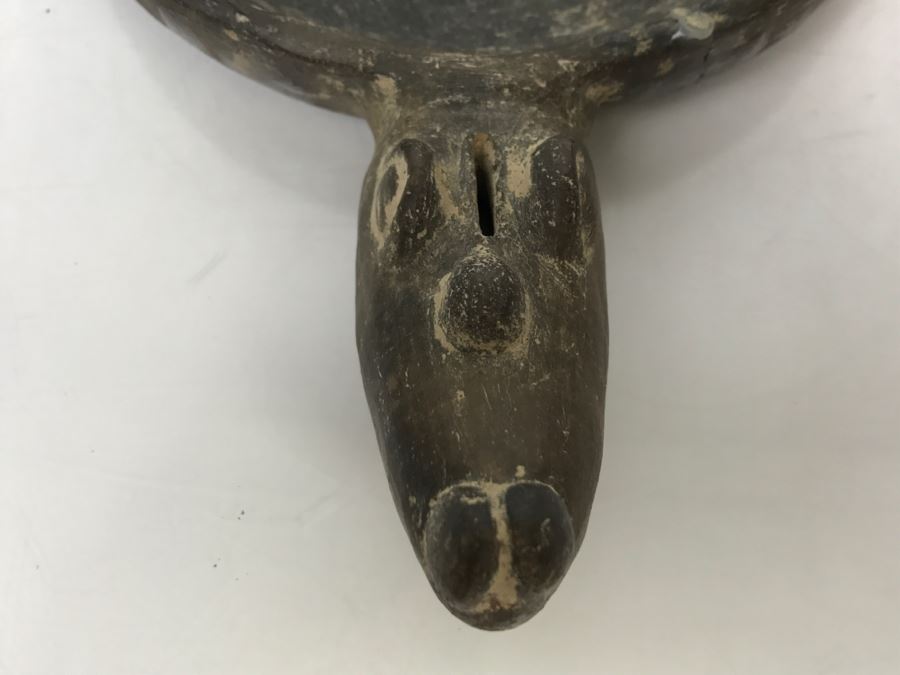 Vintage Southern United States Native American Pottery Dish Note Repair In Photos [Photo 9]