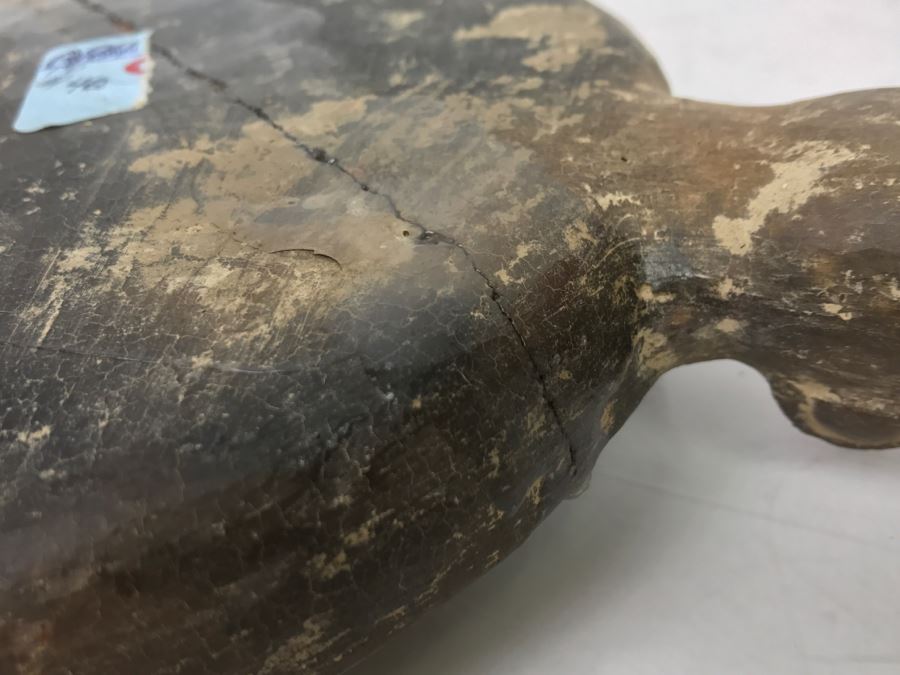 Vintage Southern United States Native American Pottery Dish Note Repair In Photos [Photo 15]