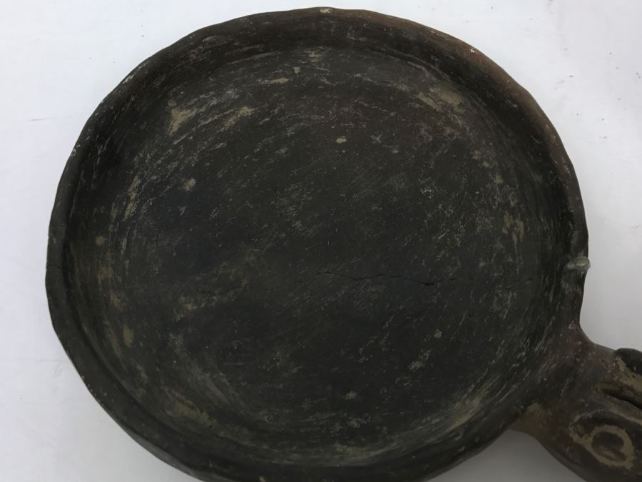Vintage Southern United States Native American Pottery Dish Note Repair In Photos [Photo 4]