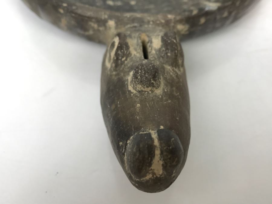 Vintage Southern United States Native American Pottery Dish Note Repair In Photos [Photo 8]