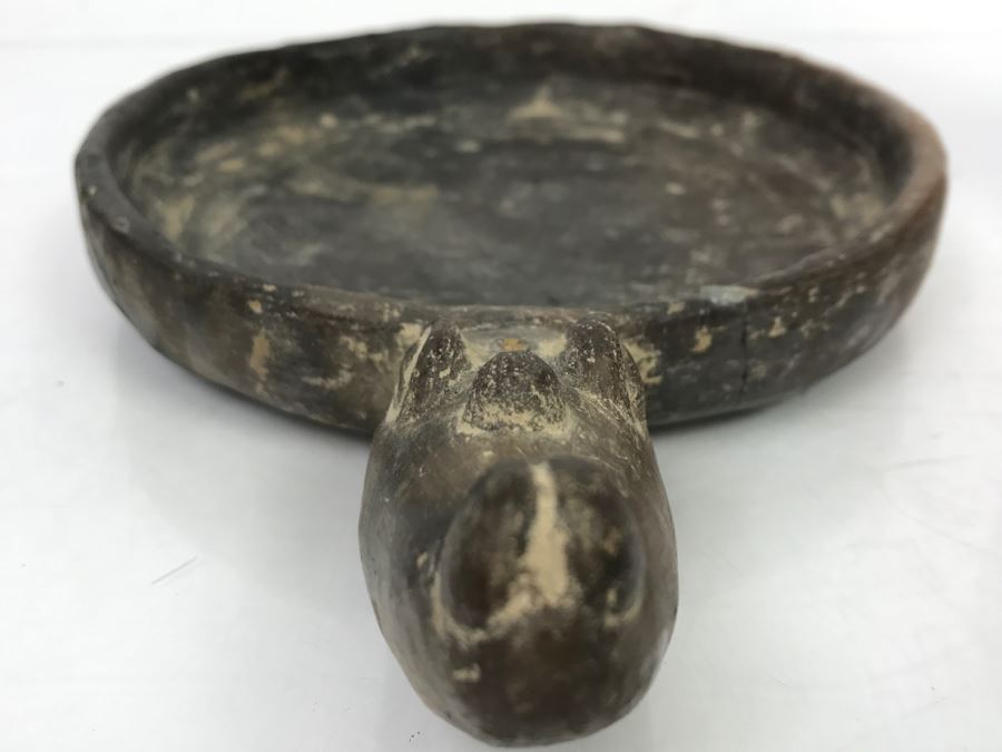 Vintage Southern United States Native American Pottery Dish Note Repair In Photos [Photo 7]