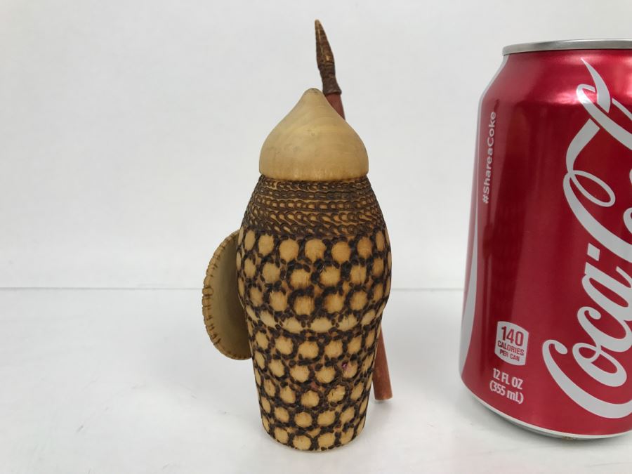 Vintage Wooden Carving Viking Doll [Photo 6]