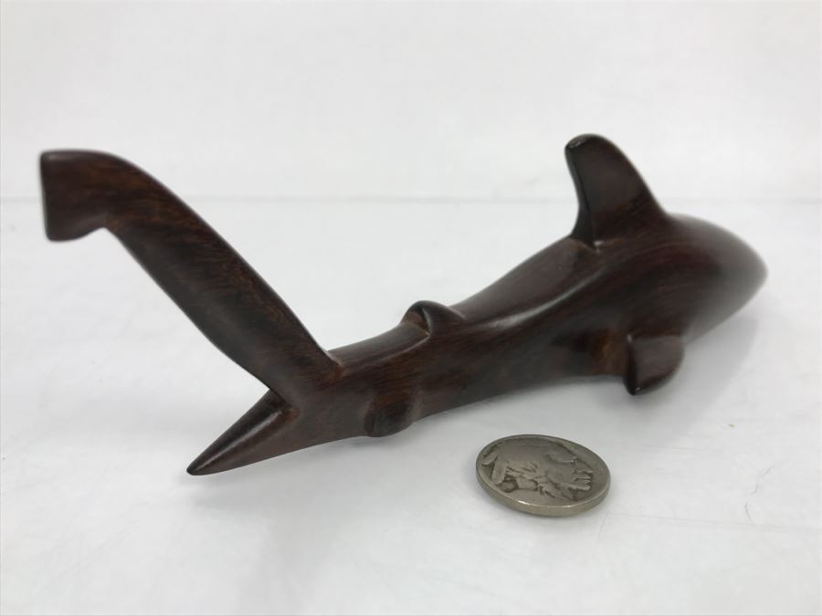 Mexican Seri People Carved Ironwood Thresher Shark [Photo 9]