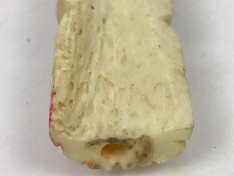 Small Totem Bone Carving Hand Painted [Photo 18]