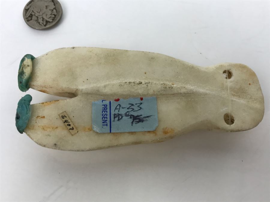 Vintage Unknown Carved White Stone Figure [Photo 12]