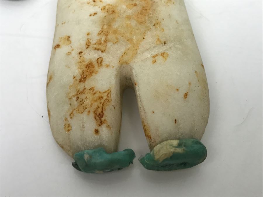 Vintage Unknown Carved White Stone Figure [Photo 5]
