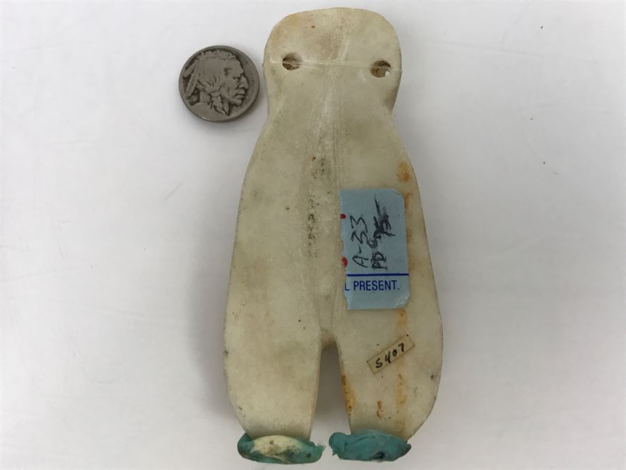Vintage Unknown Carved White Stone Figure [Photo 2]