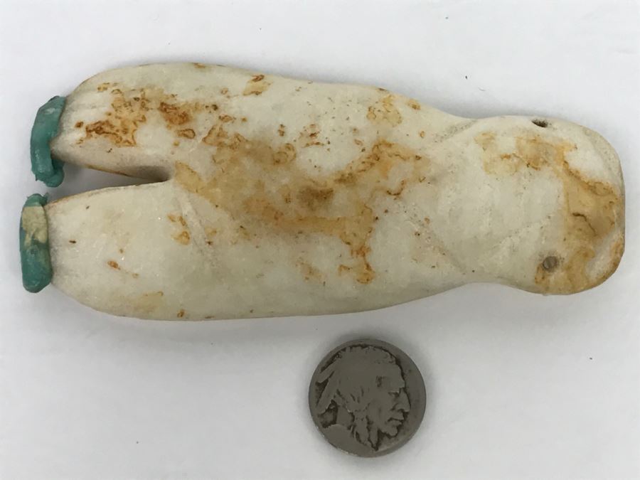 Vintage Unknown Carved White Stone Figure [Photo 16]