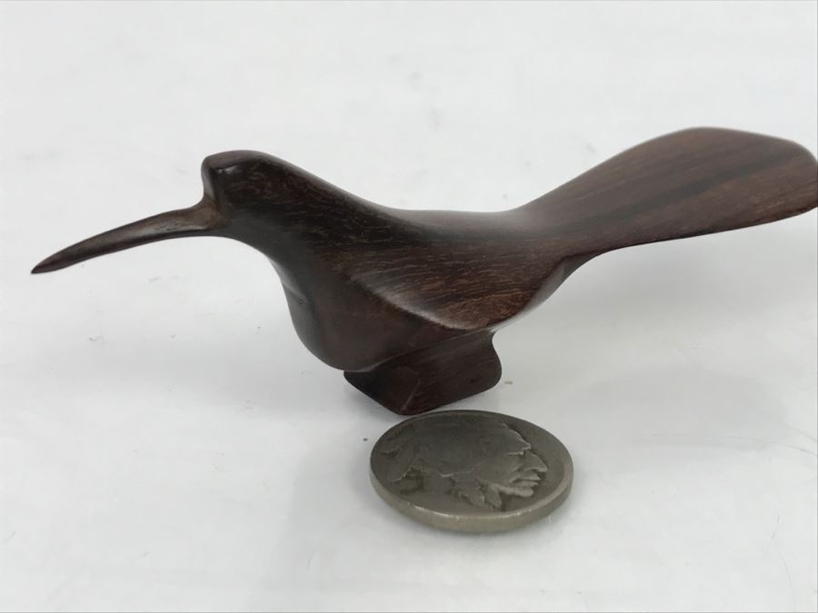 Mexican Seri People Carved Ironwood Bird By Raquel Moreno [Photo 8]