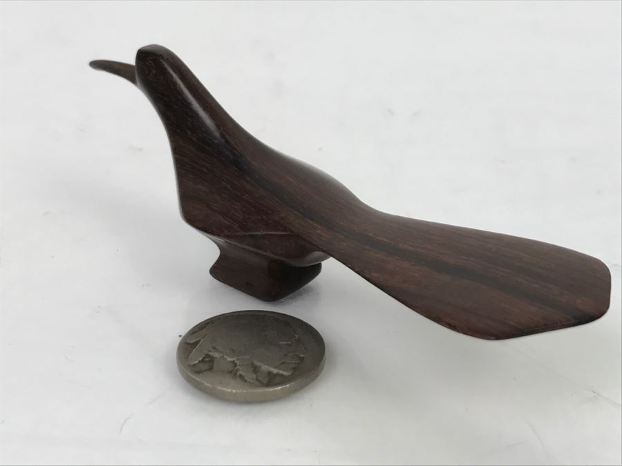 Mexican Seri People Carved Ironwood Bird By Raquel Moreno [Photo 7]