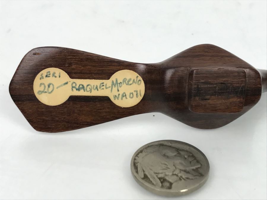 Mexican Seri People Carved Ironwood Bird By Raquel Moreno [Photo 9]