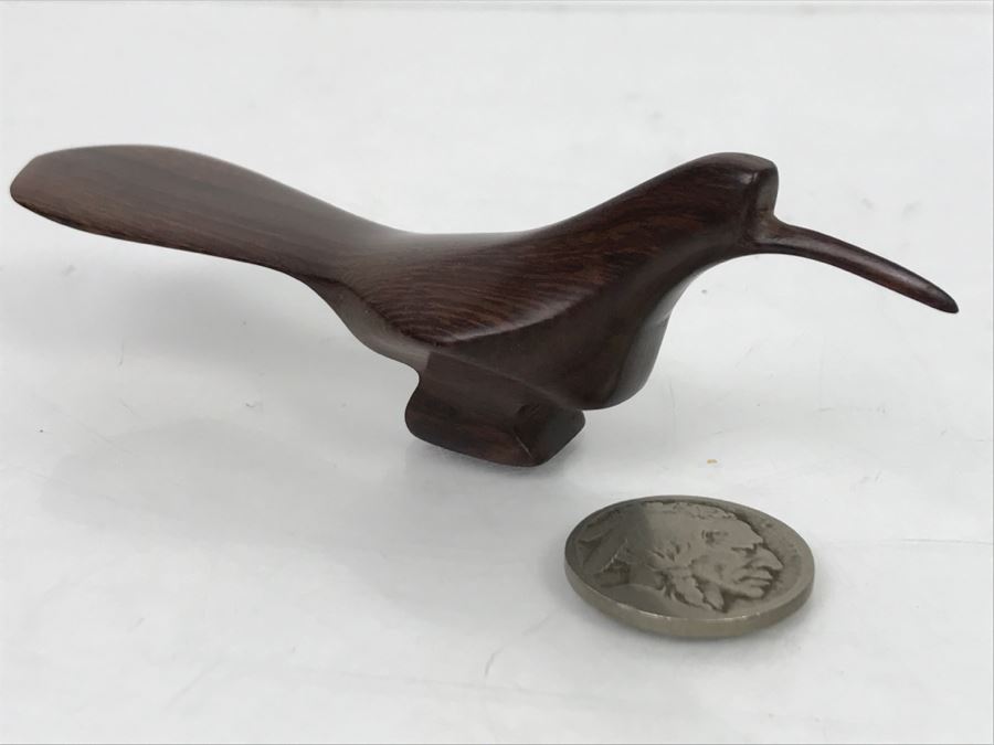 Mexican Seri People Carved Ironwood Bird By Raquel Moreno [Photo 1]