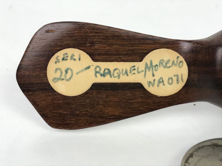 Mexican Seri People Carved Ironwood Bird By Raquel Moreno [Photo 2]