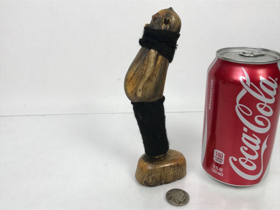 Old Hopi Indian Native American Bone Carved Figure Statue [Photo 17]