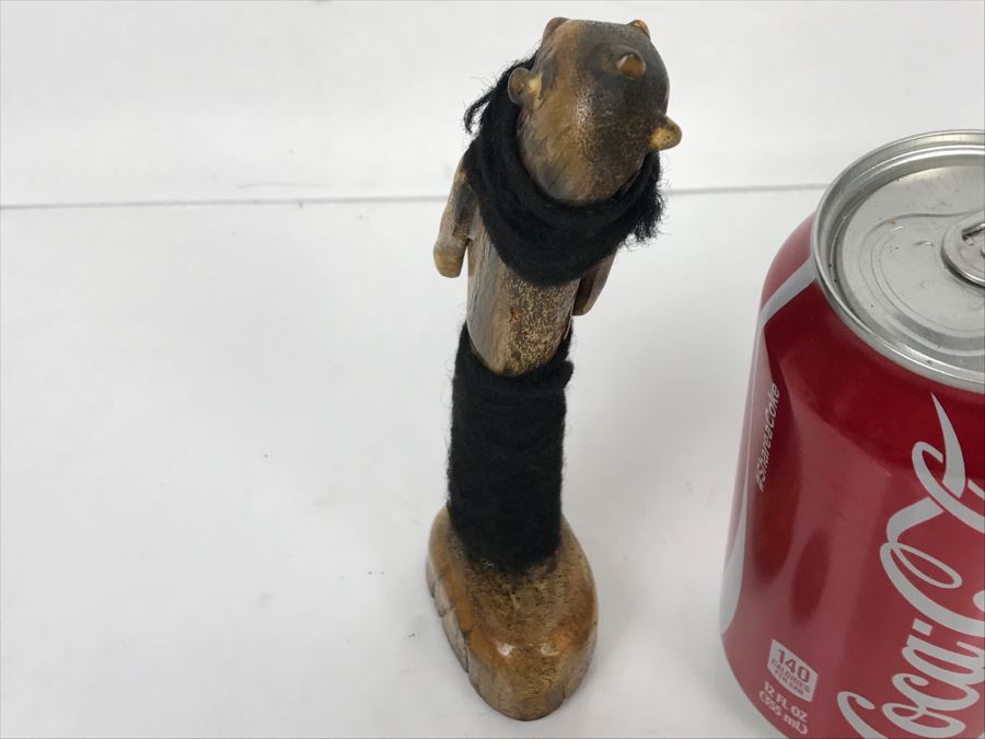 Old Hopi Indian Native American Bone Carved Figure Statue [Photo 14]