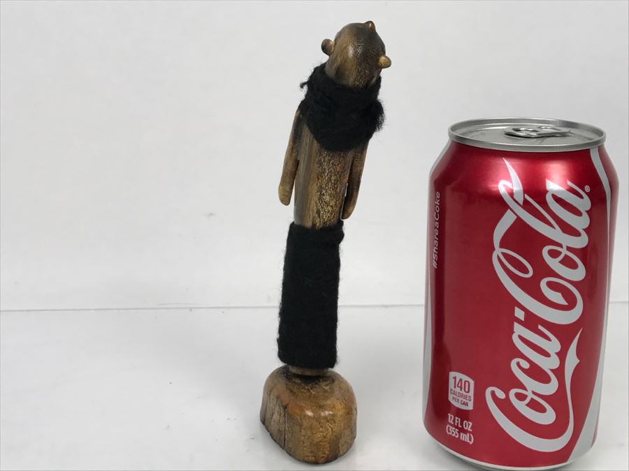 Old Hopi Indian Native American Bone Carved Figure Statue [Photo 16]