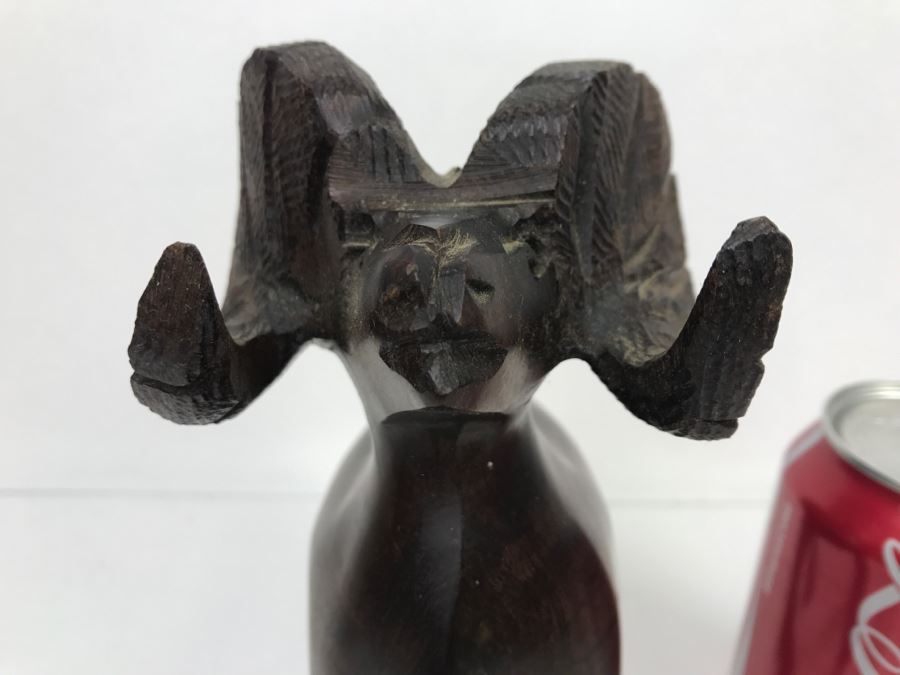 Ironwood Big Horn Sheep Wood Carving [Photo 4]