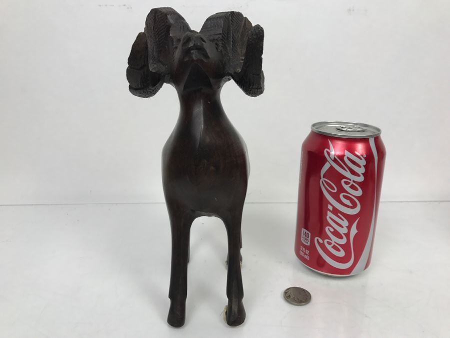 Ironwood Big Horn Sheep Wood Carving [Photo 5]