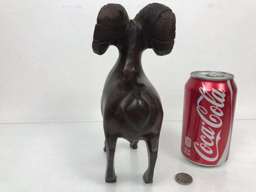 Ironwood Big Horn Sheep Wood Carving [Photo 7]