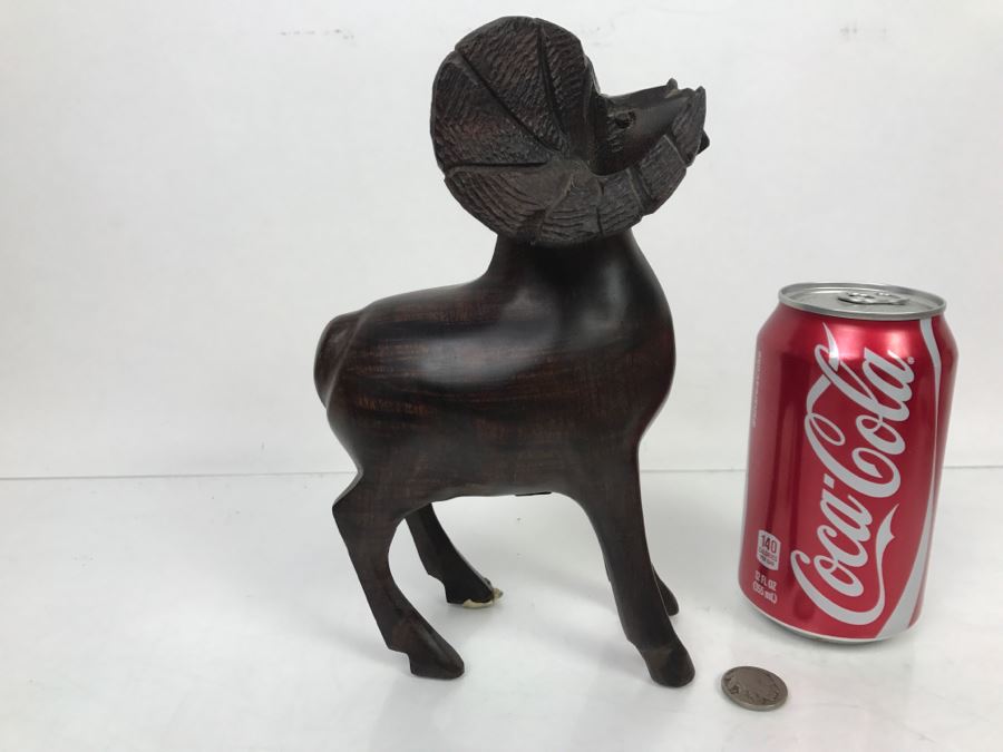 Ironwood Big Horn Sheep Wood Carving [Photo 9]