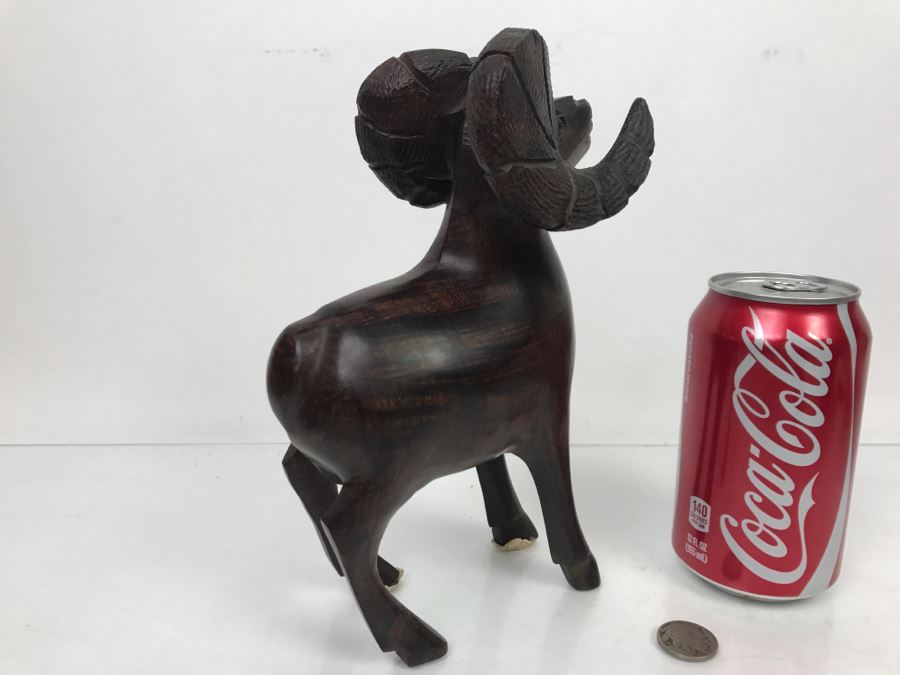 Ironwood Big Horn Sheep Wood Carving [Photo 8]