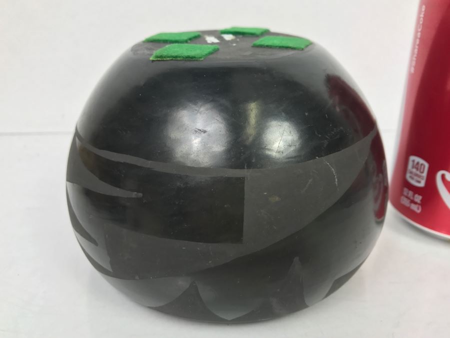 Vintage Pueblo Santa Clara San Ildefonso Black Pottery Pot [Photo 9]
