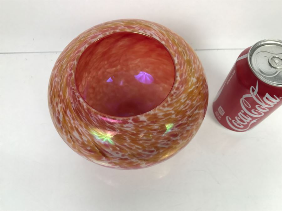 Signed Ivan Adaniya Art Glass Vase 1998 [Photo 3]