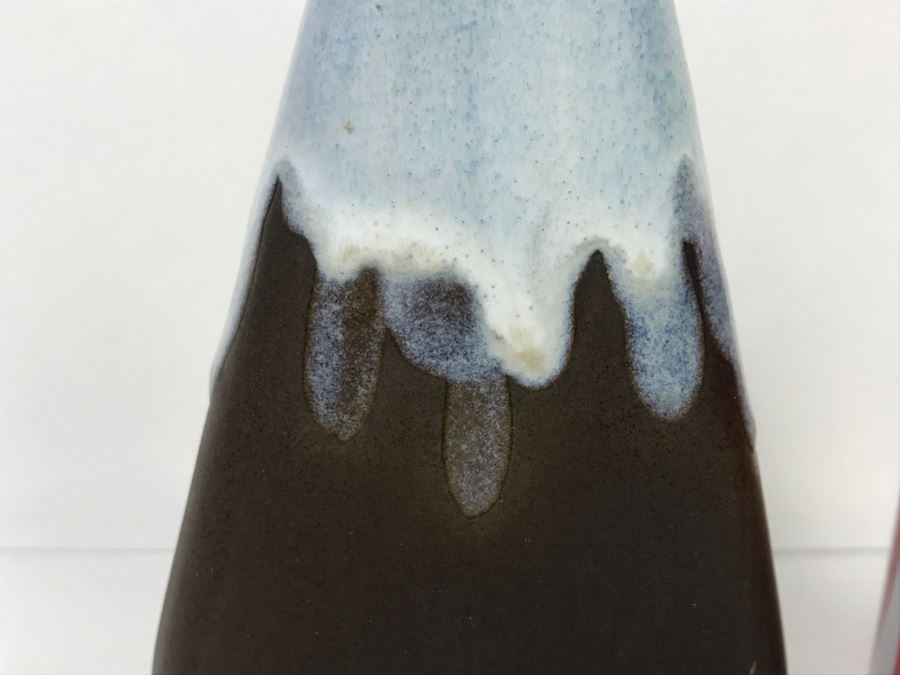 Vintage Japanese Glaze Pottery Decanter With Stopper [Photo 5]