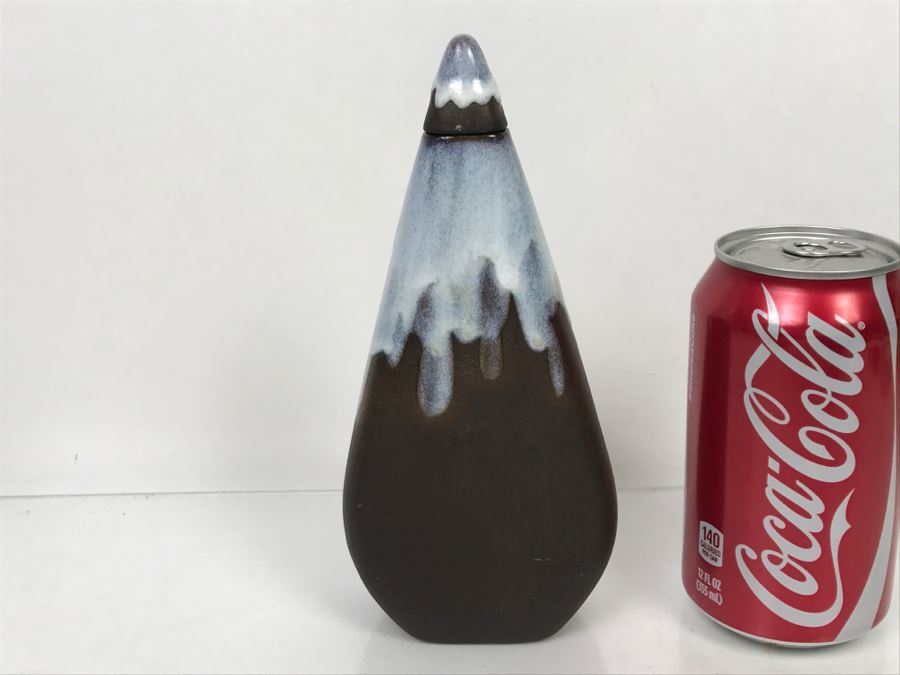 Vintage Japanese Glaze Pottery Decanter With Stopper [Photo 1]