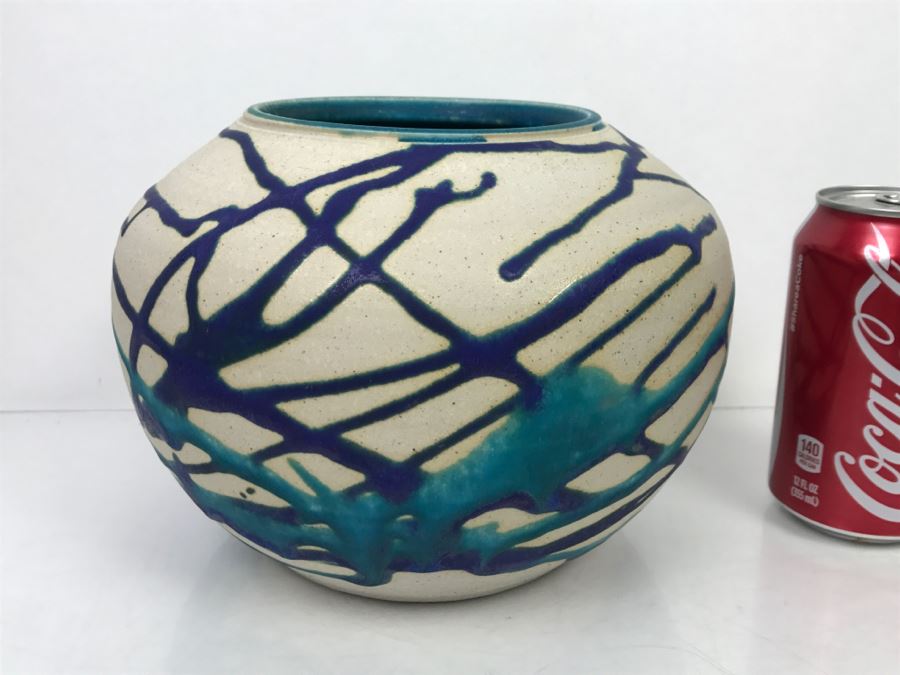 Signed Peter C Vallez Studio Art Pottery Vintage 1997 [Photo 1]
