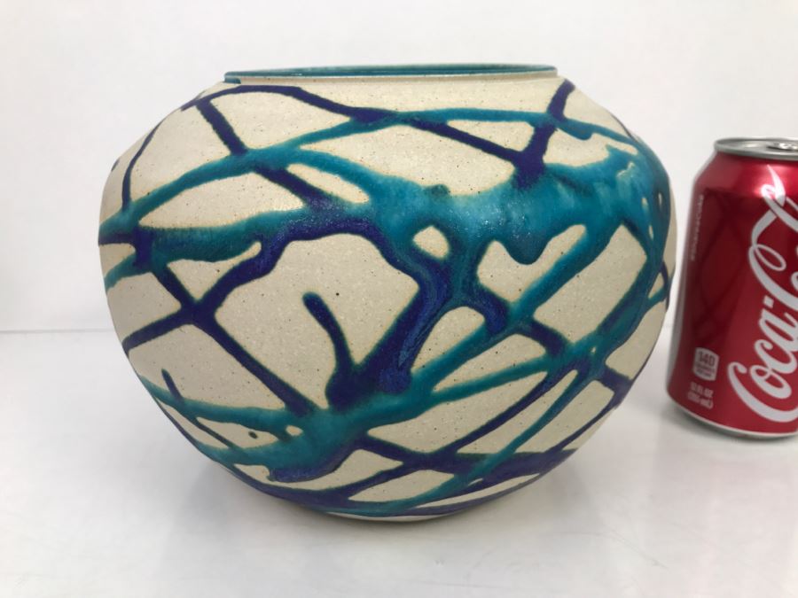 Signed Peter C Vallez Studio Art Pottery Vintage 1997 [Photo 8]