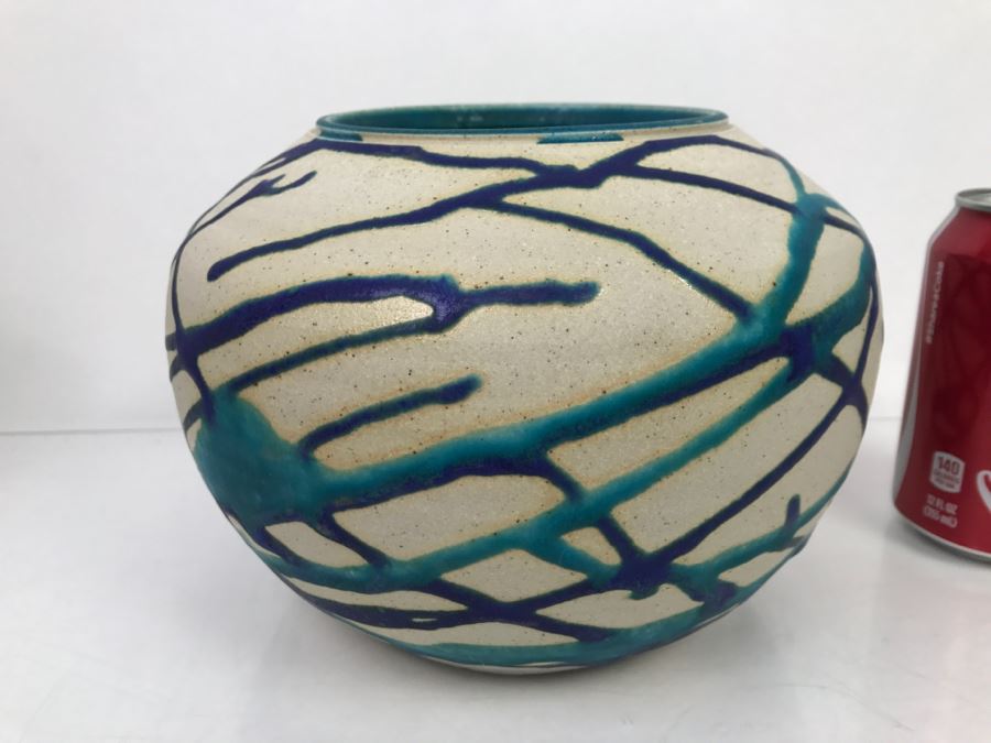 Signed Peter C Vallez Studio Art Pottery Vintage 1997 [Photo 9]