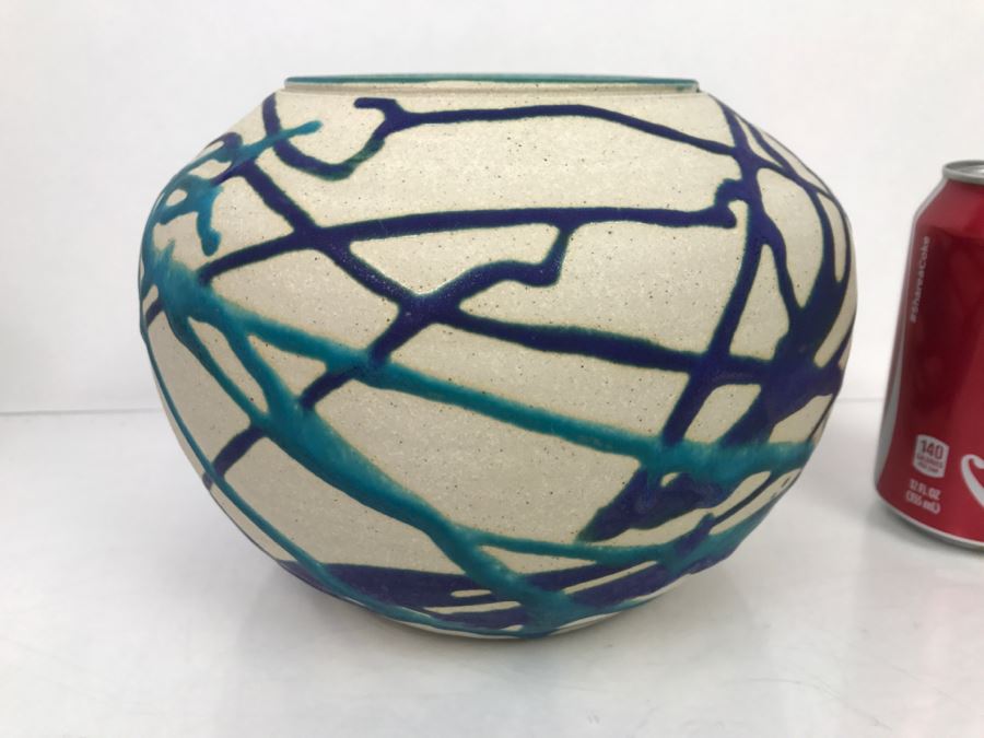 Signed Peter C Vallez Studio Art Pottery Vintage 1997 [Photo 6]