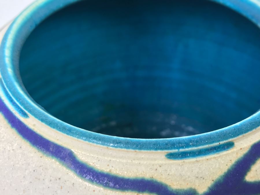 Signed Peter C Vallez Studio Art Pottery Vintage 1997 [Photo 11]