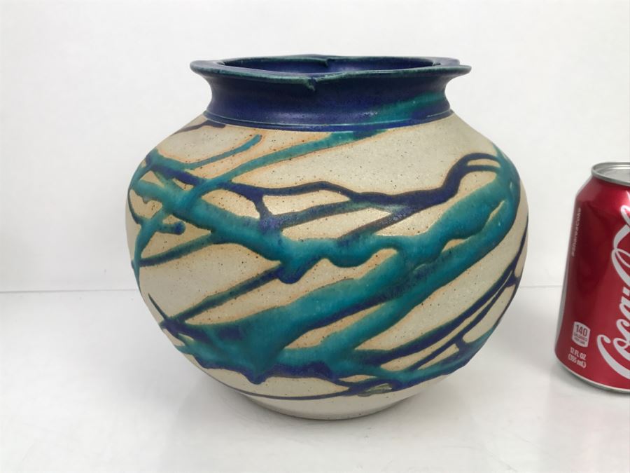 Signed Peter C Vallez Studio Art Pottery Vintage 1997 [Photo 1]