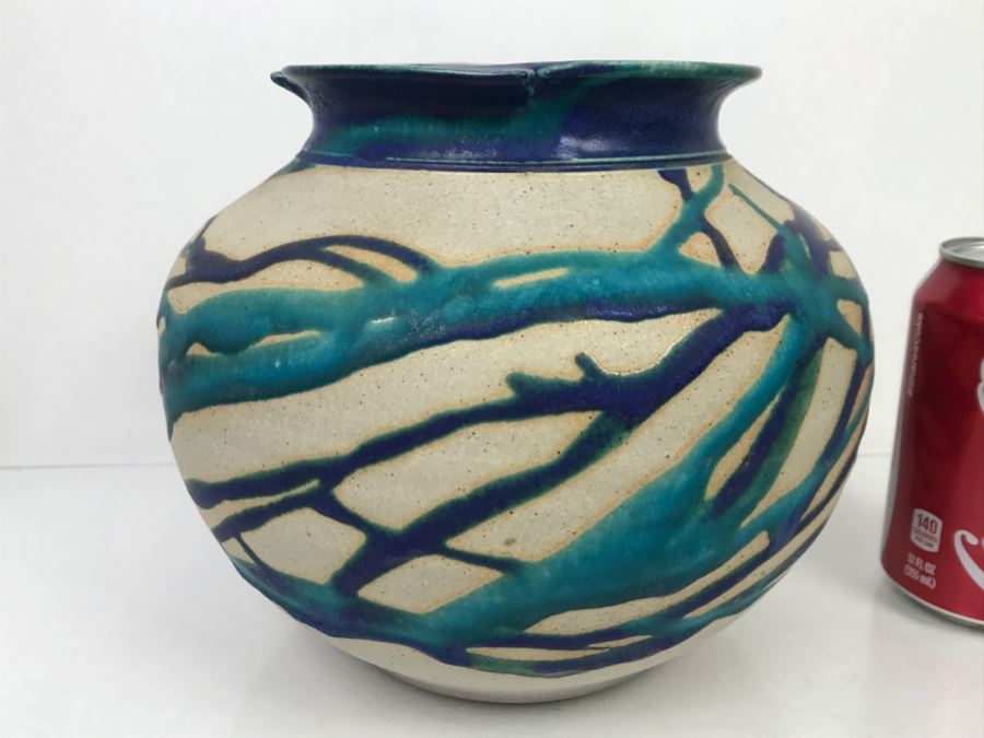 Signed Peter C Vallez Studio Art Pottery Vintage 1997 [Photo 8]