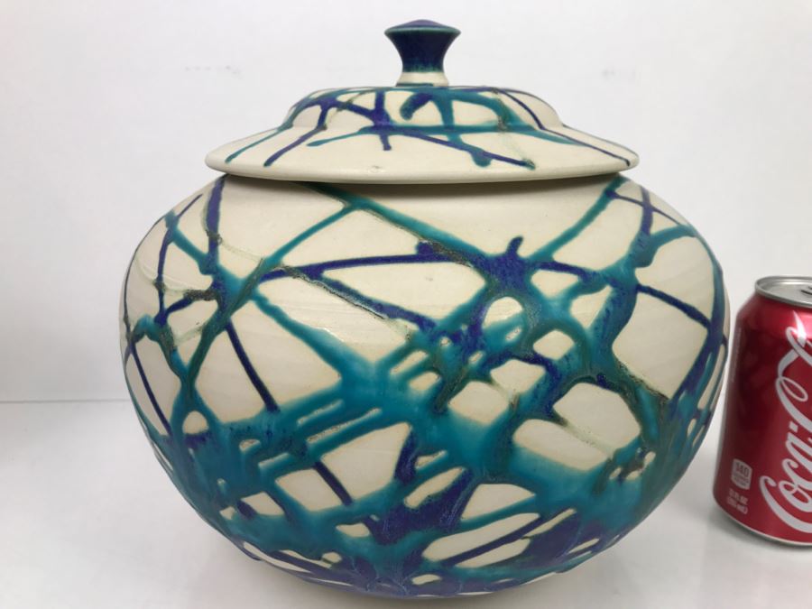 Signed Peter C Vallez Studio Art Pottery Vintage 1997 [Photo 8]