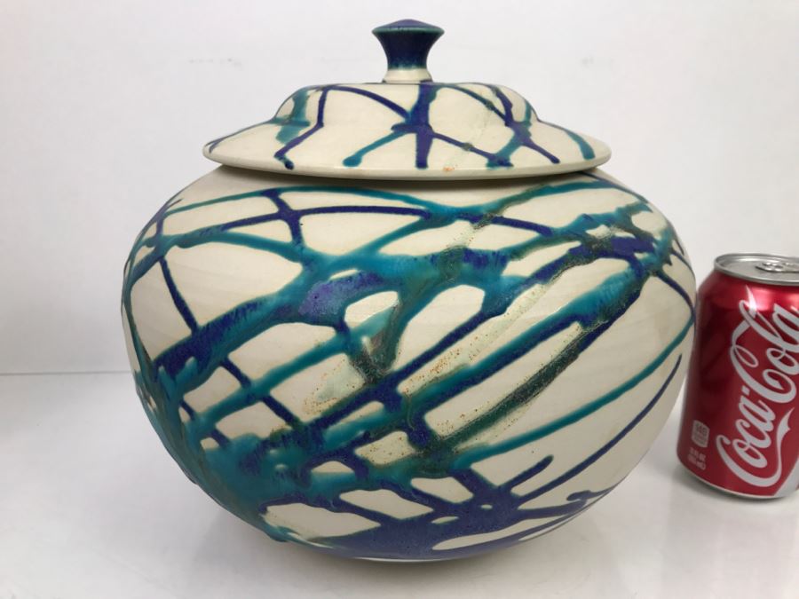 Signed Peter C Vallez Studio Art Pottery Vintage 1997 [Photo 7]