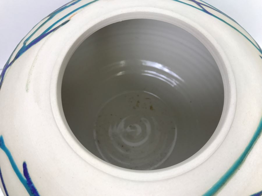 Signed Peter C Vallez Studio Art Pottery Vintage 1997 [Photo 10]