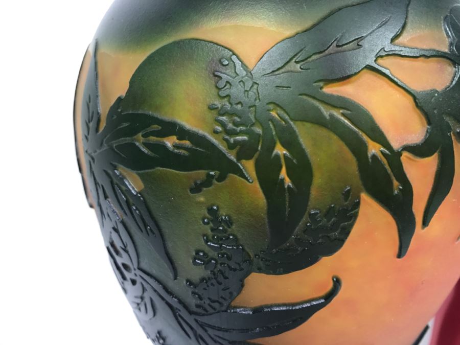 Emile Gallé Art Glass Vase - Expert To Review Authenticity [Photo 7]