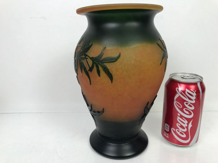 Emile Gallé Art Glass Vase - Expert To Review Authenticity [Photo 13]