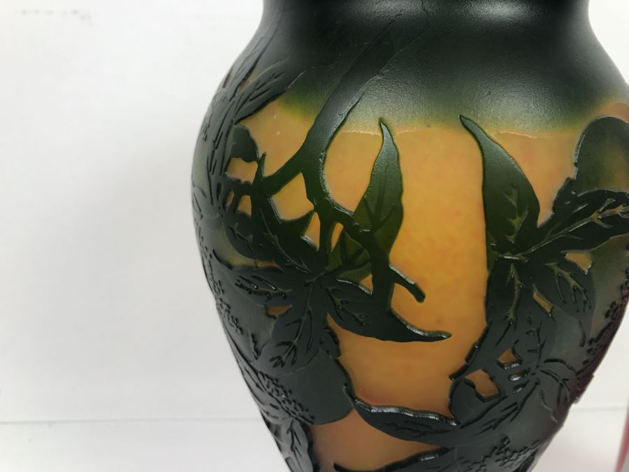 Emile Gallé Art Glass Vase - Expert To Review Authenticity [Photo 5]