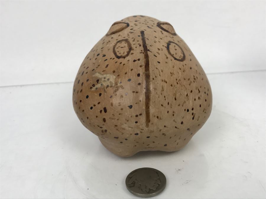 Maricopa Pee-Posh Potter M. Sunn Mable Sunn Pottery Of Frog Sculpture [Photo 6]