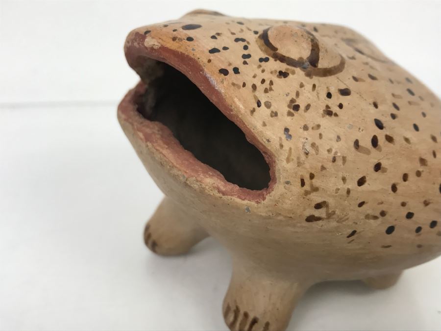 Maricopa Pee-Posh Potter M. Sunn Mable Sunn Pottery Of Frog Sculpture [Photo 5]