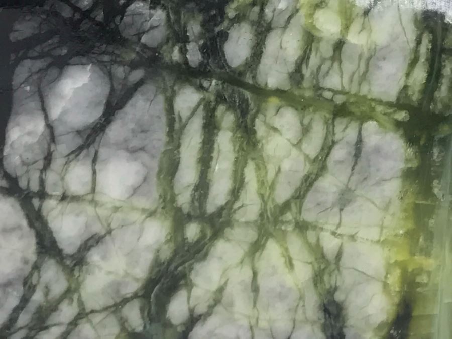 Mixed Stone Plein-Air Artwork Tree Scene On Wooden Stand [Photo 15]