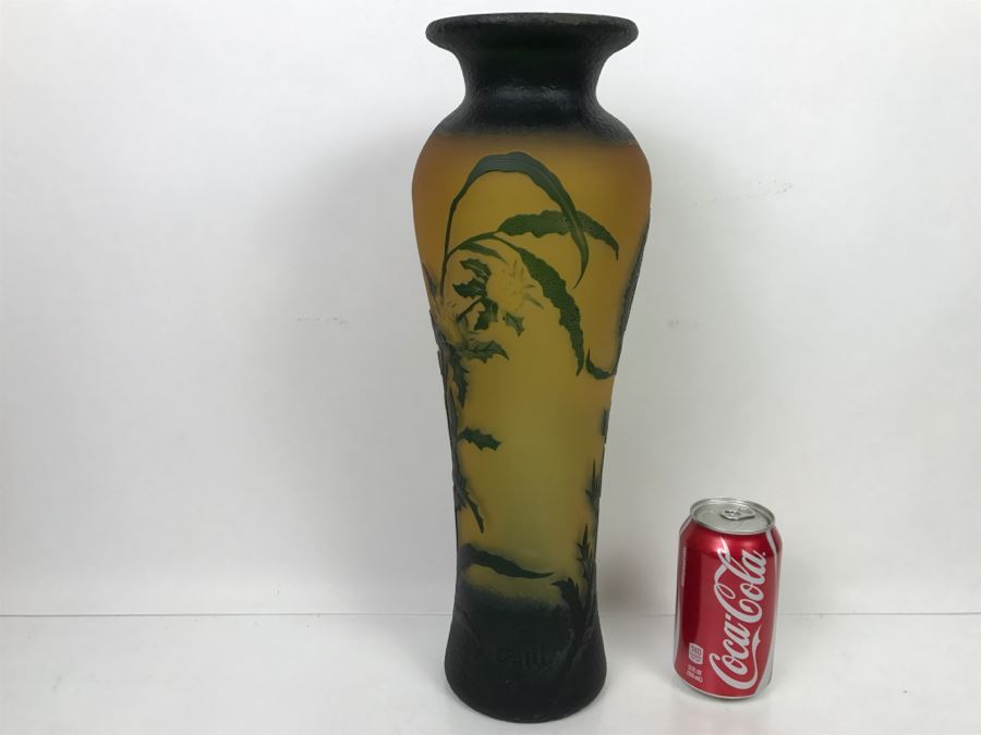 Emile Gallé Art Glass Vase - Expert To Review Authenticity [Photo 15]