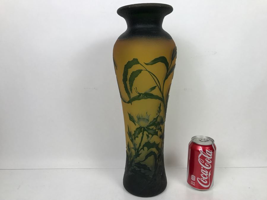 Emile Gallé Art Glass Vase - Expert To Review Authenticity [Photo 2]