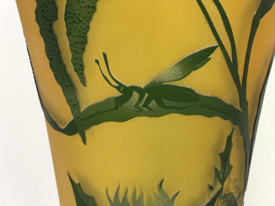 Emile Gallé Art Glass Vase - Expert To Review Authenticity [Photo 5]