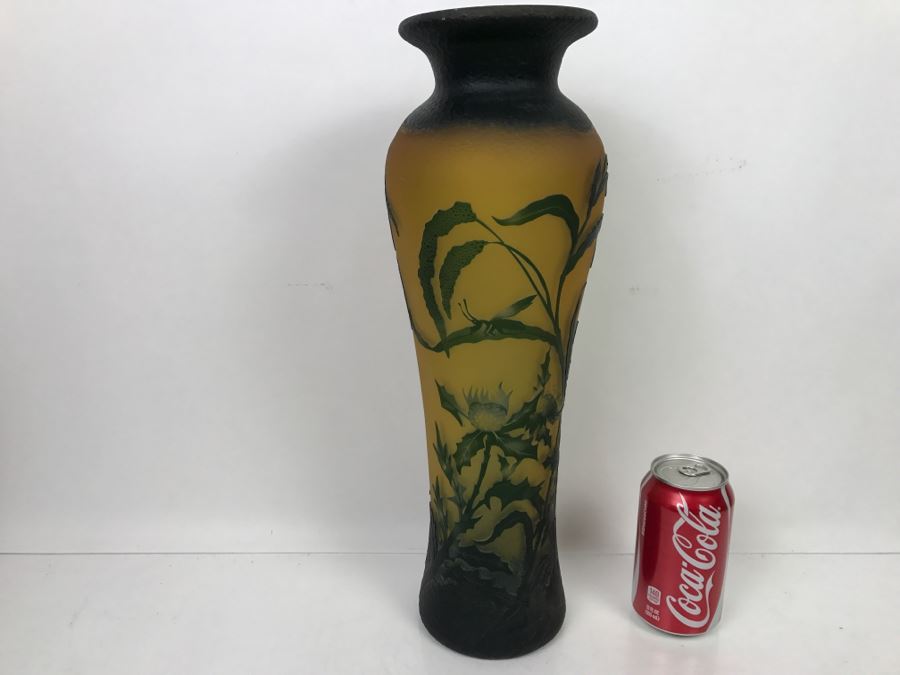 Emile Gallé Art Glass Vase - Expert To Review Authenticity